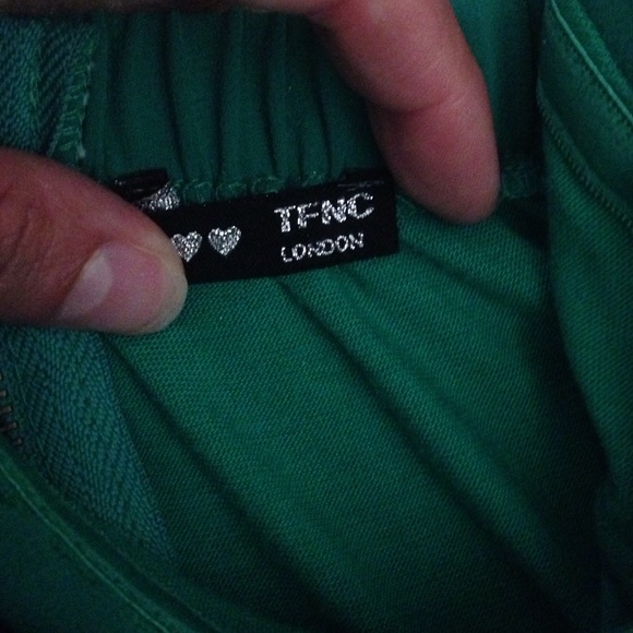 TFNC Hi-low dress from Asos in Emerald Green - Picture 3 of 4